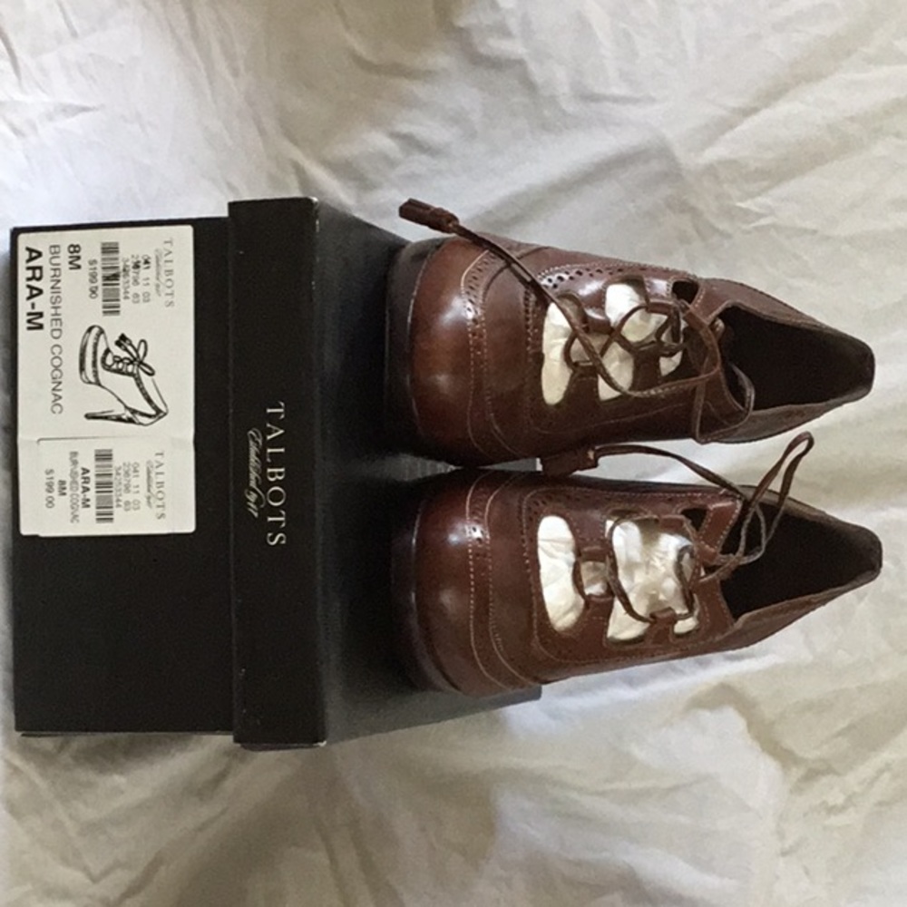 Talbots Burnished Cognac Heel